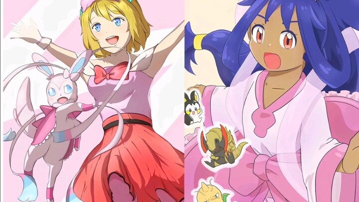 Serena and Elise Pokémon Evolution Collection