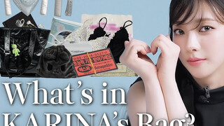 【6868就要发字幕组｜240729 W KOREA What's in KARINA‘s Bag? 🐱】