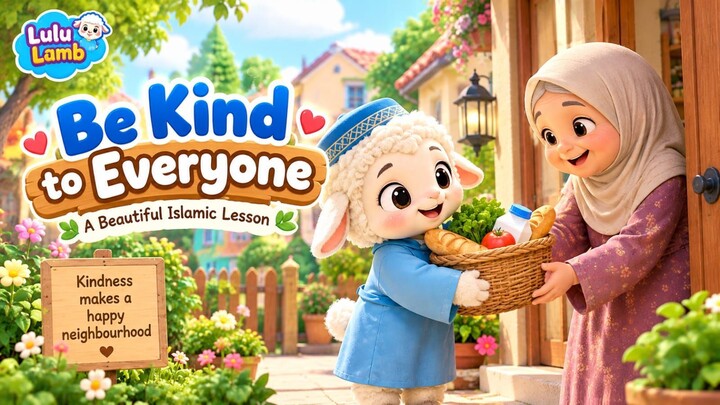 Be Kind to Everyone 🌸 | Islamic Story for Kids | Lulu Lamb