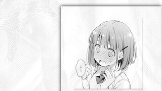 【YURI】She changed her black hair into straight hair! The contrast is hilarious. The comic book of wh