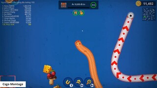 Worms Zone.io Rắn Săn Mồi #095 _ Noel tới rồi chơi rắn săn mồi thôi các bạn _ 14