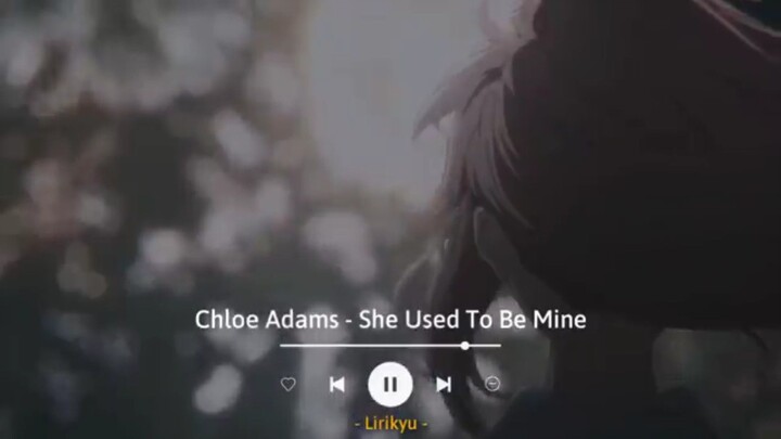 she used to be mine song