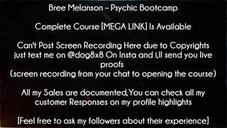 Bree Melanson Course Psychic Bootcamp download