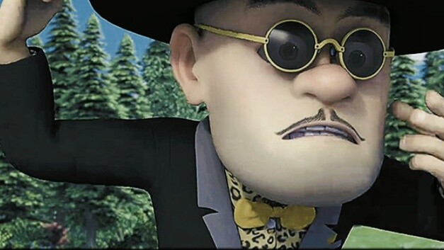 "Kamu tidak berguna jika aku memberimu pertunjukan ayam!"