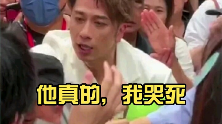 He really… I’m crying—turns out being a performer in Hong Kong is just a job.