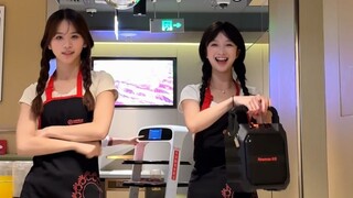 That hotpot restaurant girl came to Haidilao to skip the third subject! Is the pressure on Tianjin H