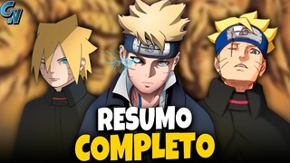 RESUMO DE BORUTO TWO BLUE VORTEX COMPLETO!