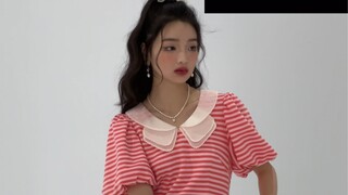 Seberapa cepat seorang model memotret 70 set pakaian dalam waktu 8 jam?
