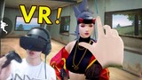 playing FREE FIRE in VR! (first person to do it, i think.. xD)