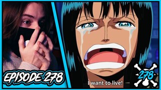 I Want To Live! - One Piece Episode 278 REACTION (Enies Lobby Reaction) // ANIME EPISODE REACTION