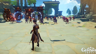 Genshin Impact Private Server 28 เวอร์ชัน - Zhongli พร้อมการทดสอบคำสั่ง Burst Unlimited ที่โหดร้าย