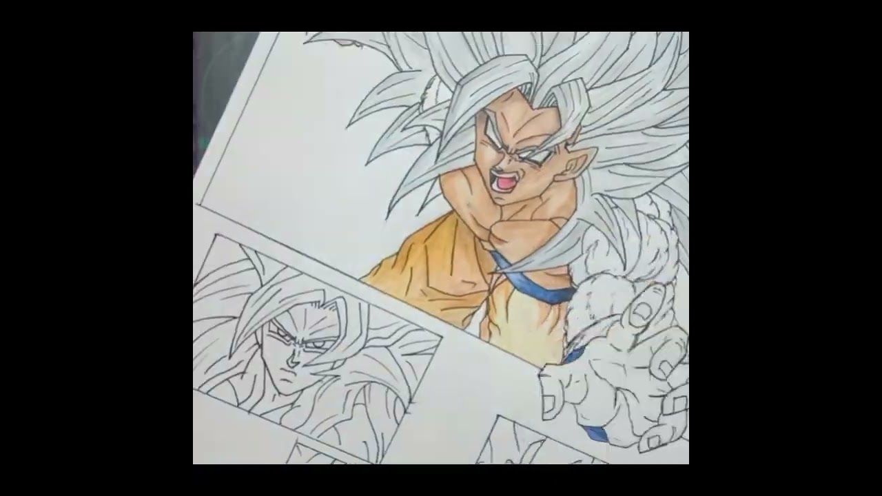 Goku Going Super Saiyan Drawing HD Png Download  Transparent Png Image   PNGitem