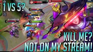 Fanny 1 vs 5? No Problem! FANNY Livestream gameplay | MLBB