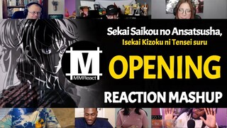 Sekai Saikou no Ansatsusha, Isekai Kizoku ni Tensei suru Opening | Reaction Mashup