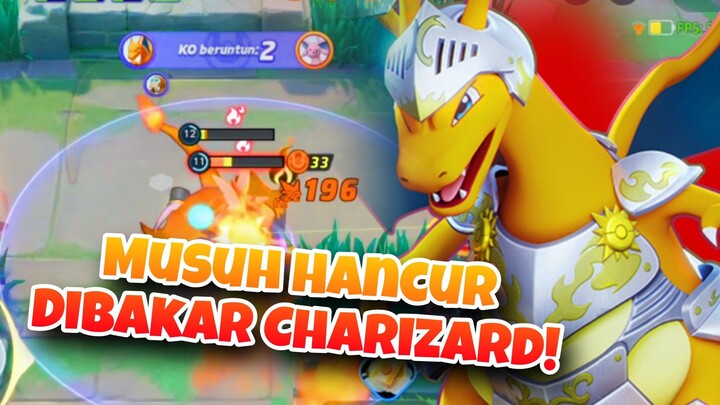 Musuh Hancur Dibakar Charizard! - Pokemon Unite