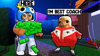 I Paid This COACH in Rainbow Friends to Help Me Win..