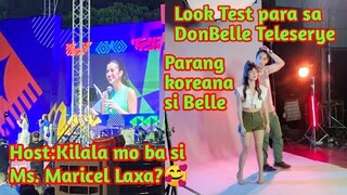 Inaasar si Belle Mariano tungkol kay Ms.Maricel Laxa+Look test sa DonBelle Teleserye | DonBelle