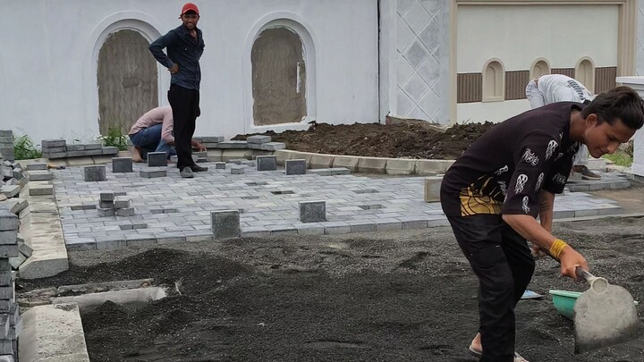 super interlocking paver block fitting 🧩✅