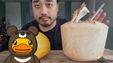 ASMR Mango & Young Coconut🥭(NO TALKING) EATING SOUNDS
