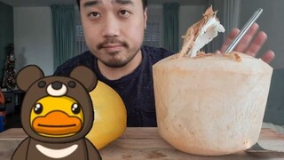 ASMR Mango & Young Coconut🥭(NO TALKING) EATING SOUNDS