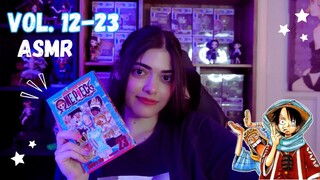 ASMR manga haul - one piece box set 1 baroque works (vol. 12-23)