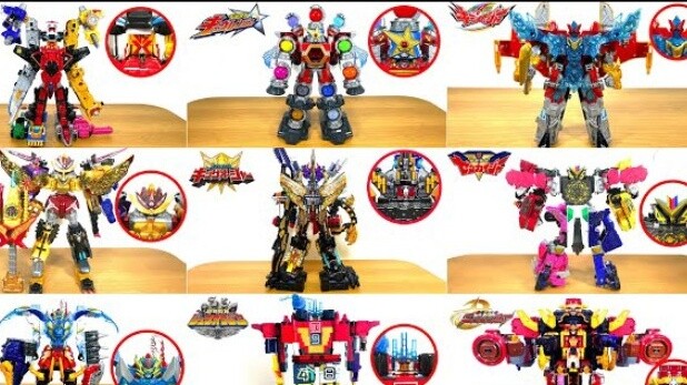 A special collection of the strongest ロボット! Introducing the final form of the スーパー戦队の変合合ロボットのを一気に! G