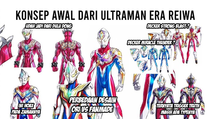 KONSEP AWAL PALING DINANTIKAN !! MASIH BELUM SEMUANYA - Bahas Konsep Awal Dari Ultraman Era Reiwa