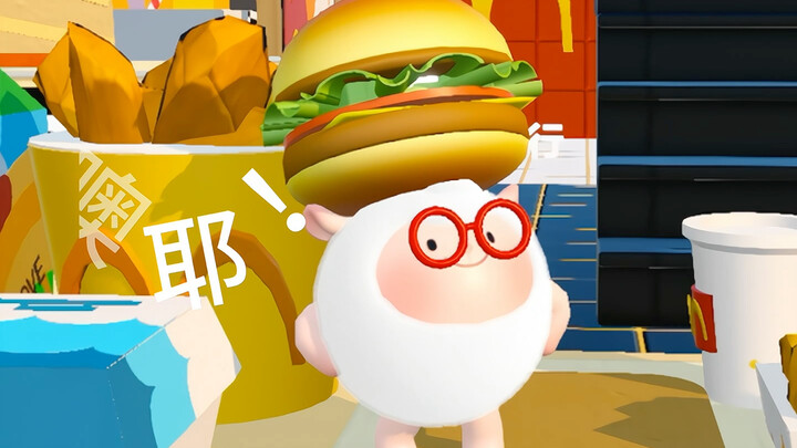 So Cute Hamburger Lamb!