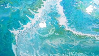 [วาดภาพ] สร้างมหาสมุทรด้วยการคว่ำแก้วสี 3 มุม