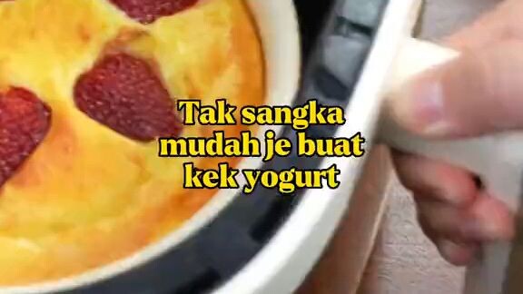 kek yogurt lembut dan sedap