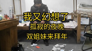 我又幻想了，在这孤寂的夜晚，远方亲戚双姐妹来拜年了......