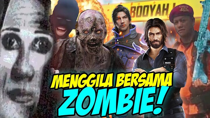 MODE ZOMBIE FF TERBARU YANG SANGAT SERU, AUTO BOOYAH !