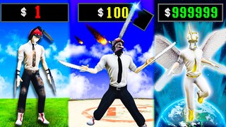 $1 to $1,000,000 Chainsaw Man in GTA 5 RP