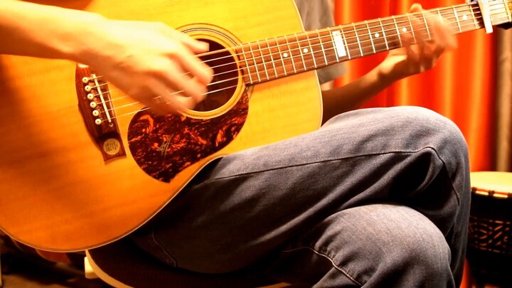 [Gitar untuk mengembalikan lagu ilahi cuci otak terkuat Xumi ke tingkat ekstrem] Genshin Impact - Port Omos [Gaya Jari Gitar Akustik]