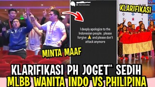 KLARIFIKASI PH SELEBRASI JOGET"!!! MLBB INDO VS FILIPINA SEAGAMES WANITA