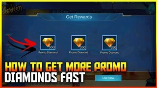 HOW TO GET MORE PROMO DIAMONDS FAST 😱 - MOBILE LEGENDS BANG BANG