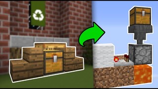 CARA MEMBUAT TEMPAT SAMPAH OTOMATIS - MINECRAFT INDONESIA