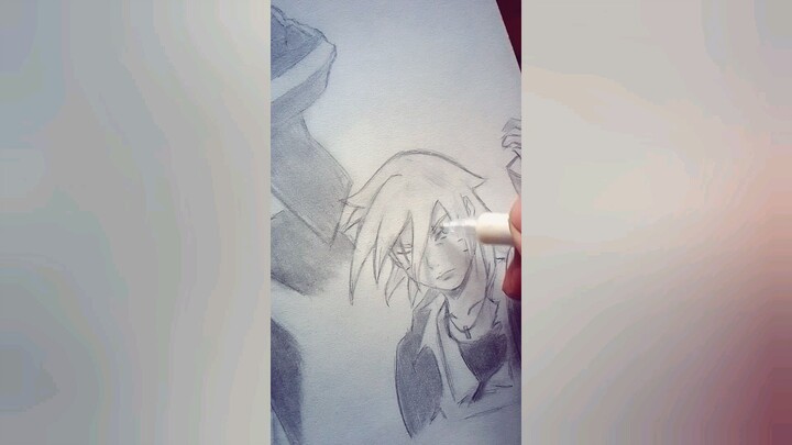 bikin gambar aura  frieren beyond the Skull