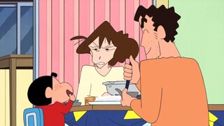 Crayon Shin-chan: The Nohara family eats hot pot and reminisces about the past. Hiroshi and Shin-cha