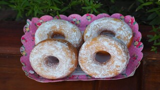 โดนัทยีสต์คลุกน้ำตาล นวดมือง่ายๆ เนื้อนุ่มอร่อย Donuts With Sugar