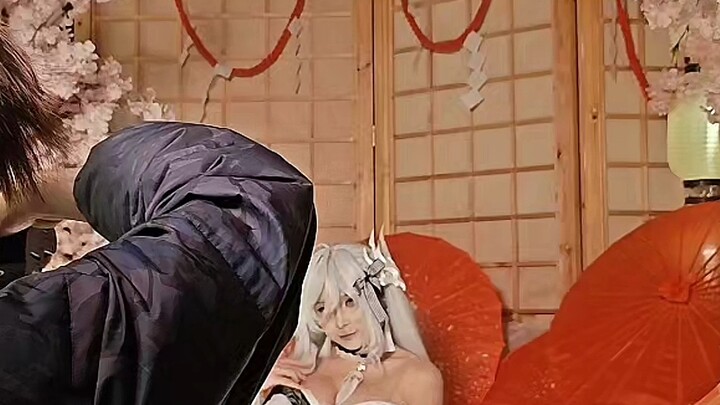 Hari ini syuting cosplay Bai Feng