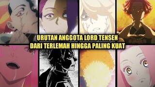 URUTAN PERINGKAT LORD TENSEN DARI TERLEMAH HINGGA TERKUAT (JIGOKURAKU) | Pembahasan Hell's Paradise