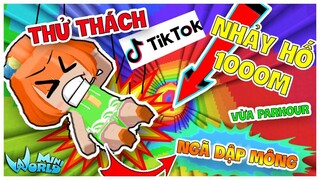 THỬ THÁCH NOOB KAMUI KHÁM PHÁ HỐ 7 SẮC CẦU VỒNG SÂU NHẤT VỪA PARKOUR VỪA TIK TOK TRONG MINI WORLD