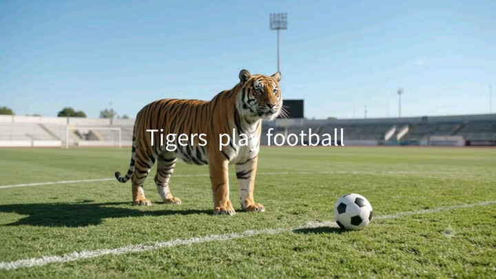when tiger play football