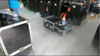 Low lying fog/smoke machine ship to Mindanao at Acoustic Setup by SDSS vlog