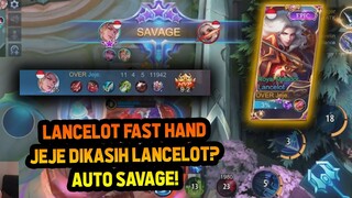 LANCELOT ULTRA INSTINCT TEBAK POSISI MUSUH ! SAVAGE FAST HAND BEST LANCELOT - Mobile Legends