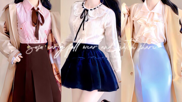 Pakaian musim gugur yang cantik juga banyak banget! Semuanya bagus-bagus ya~ Inspirasi OOTD Musim Gu