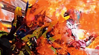 "Let's see the first battle and transformation of Shining Assault Locust"