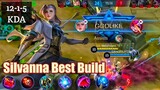 Silvanna Gameplay - Solo Rank MVP - SILVANNA BEST BUILD!! Mobile Legends
