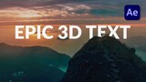 Track 3D Titles in Your Scene in After Effects - Tutorial